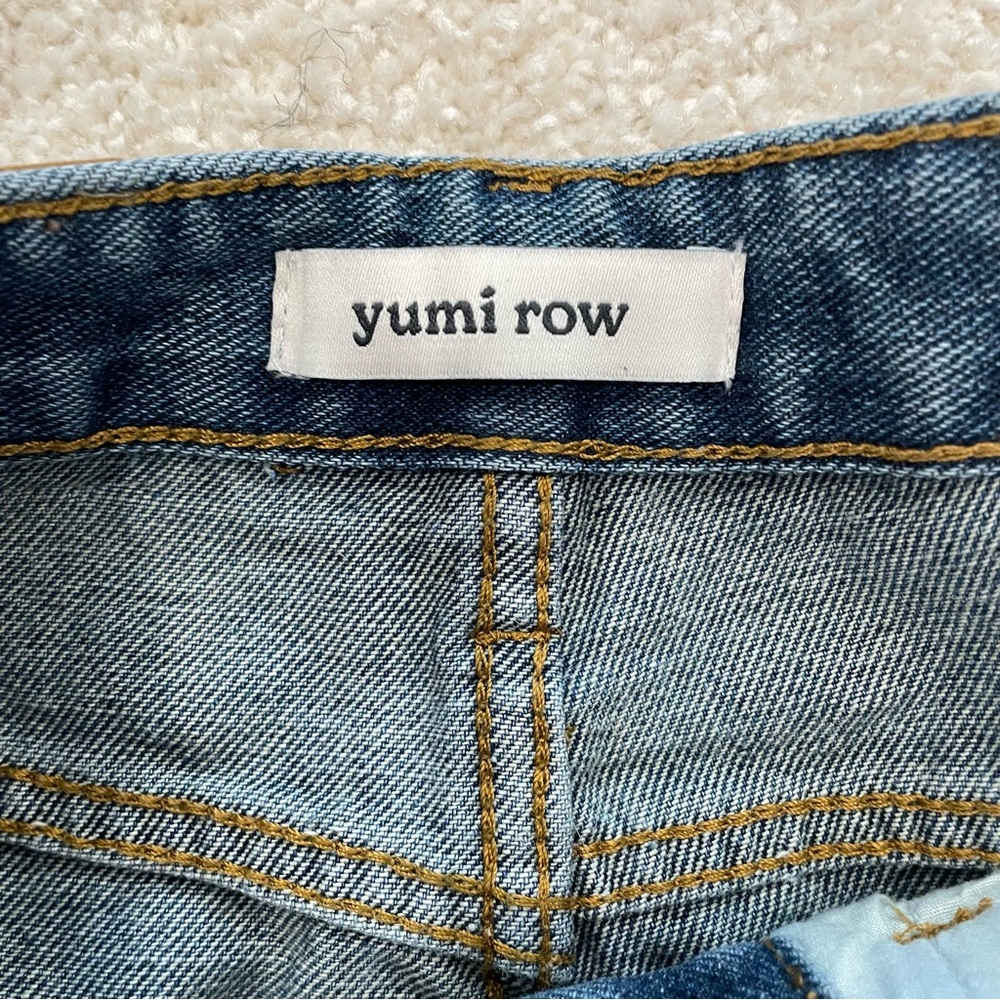 YUMI ROW Women's Fern Washed Denim Size S In Blue - Picture 5 of 8